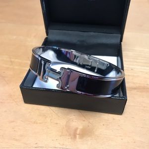 Hermès Bracelet black and silver
